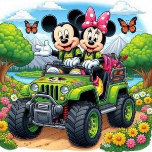 FULL COLOR WOODEN ENGRAVING SOUVENIRS "CARTOON" COD/ALOVA399